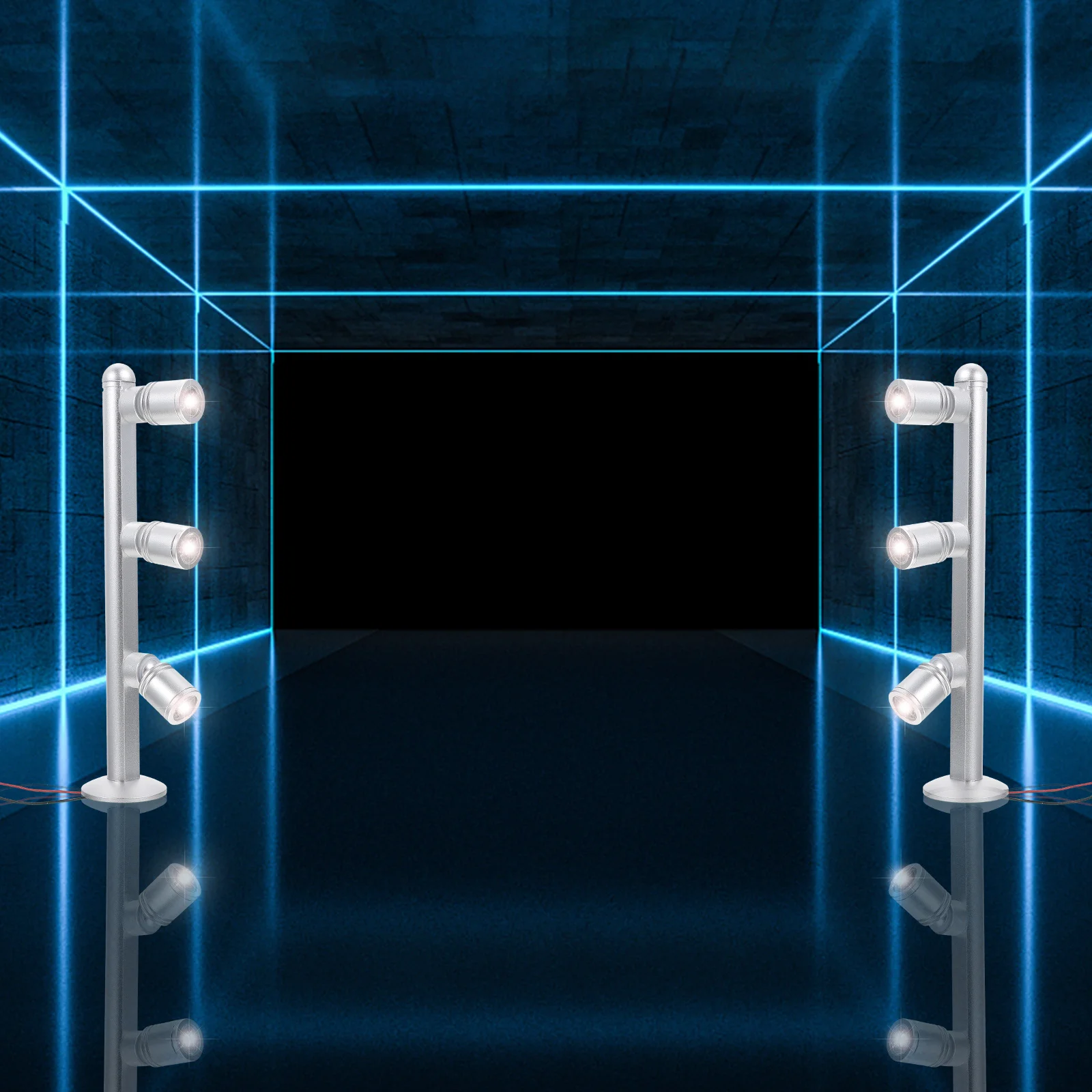 

Led Display Spotlight Compact Size Easy Install Durable For Gallery Jewelry Store Counter Cabinet Indoor Display Light