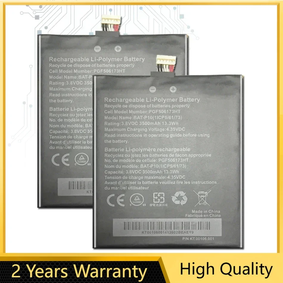 Mobile Phone Replacement Battery For Acer Liquid E700, 3500mAh, Liquid E700 Triple ,E39, PGF506173HT, BAT-P10