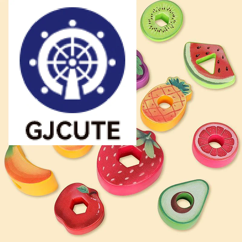 ألعاب الأطفال فارز الألوان على شكل ألعاب الأطفال، خرز ربط الفواكه للتدريب على المهارات الحركية الدقيقة، هدايا عيد الميلاد بعمر 3-5 سنوات #1