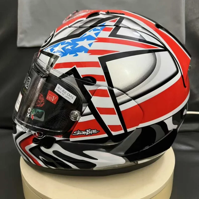 RX-7X RX7X Integralhelm für Motorräder, für Straßenmotorräder und Rennkarts, Schutzhelm Hayden, Capacete