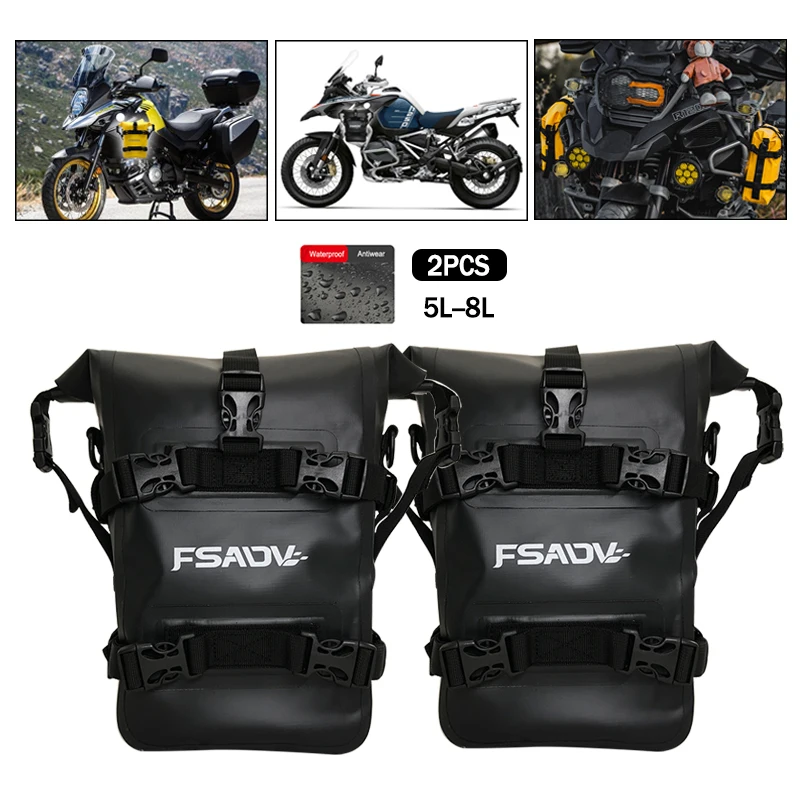 For BMW R1250GS R1200GS For Suzuki DL650 For Honda Motorcycle Frame Crash Bars Waterproof Bag Tool Placement Travel bag