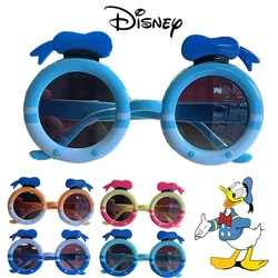 Disney Donald Duck Sunglasses Cartoon Naval Style Sun Protection Glasses UV400 Kid Ultraviolet-proof Glasses Birthday Party Gift