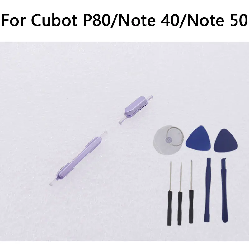 Новый оригинальный Cubot P80 Note 40 Note 50, кнопка питания, кнопка громкости, боковая кнопка сотового телефона для смартфона CUBOT P80