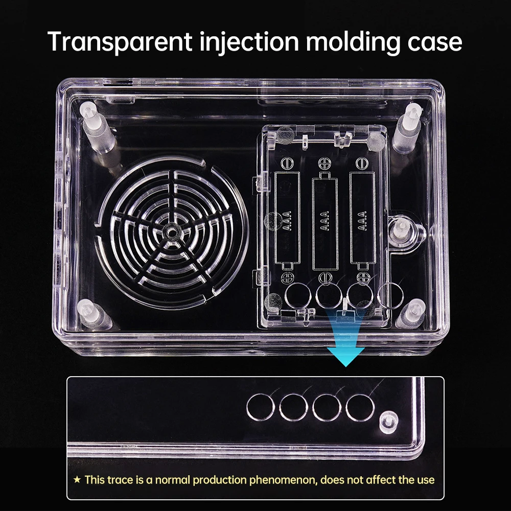 HU-017B RDA5807S طقم راديو FM لتقوم بها بنفسك ممارسة الأجزاء الإلكترونية مجموعة التعلم أجزاء فضفاضة 87-108 ميجا هرتز مع/بدون غلاف