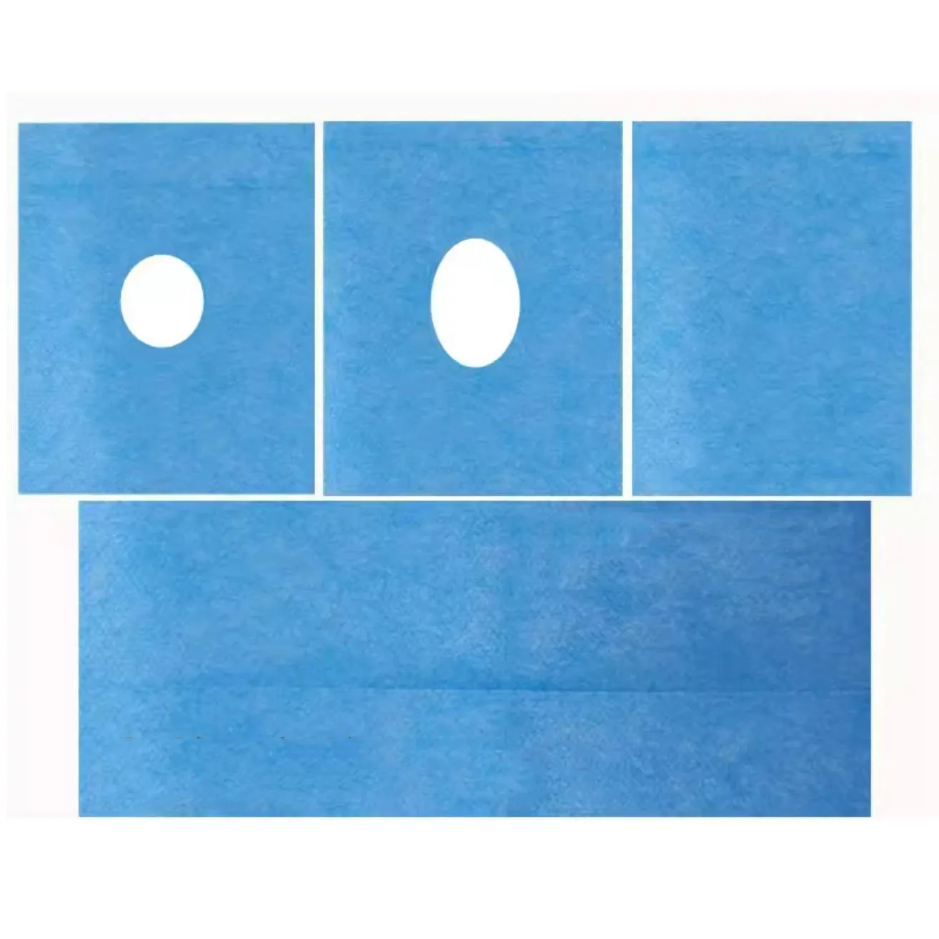 Non-woven Fabric Disposable Surgical Drapes Hole Cover Sheet Care Pad Beauty salon consumables Care Pa