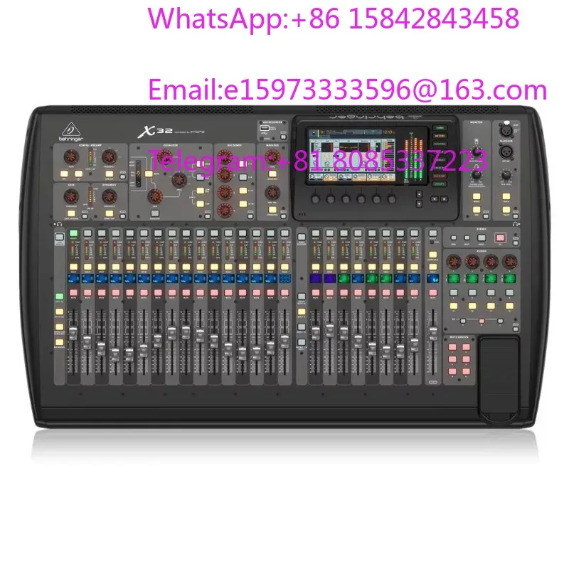 Behringer X32 Digital Console Stage Record Live Show Music Equipment Pa System 32 Inputs Audio Mixer