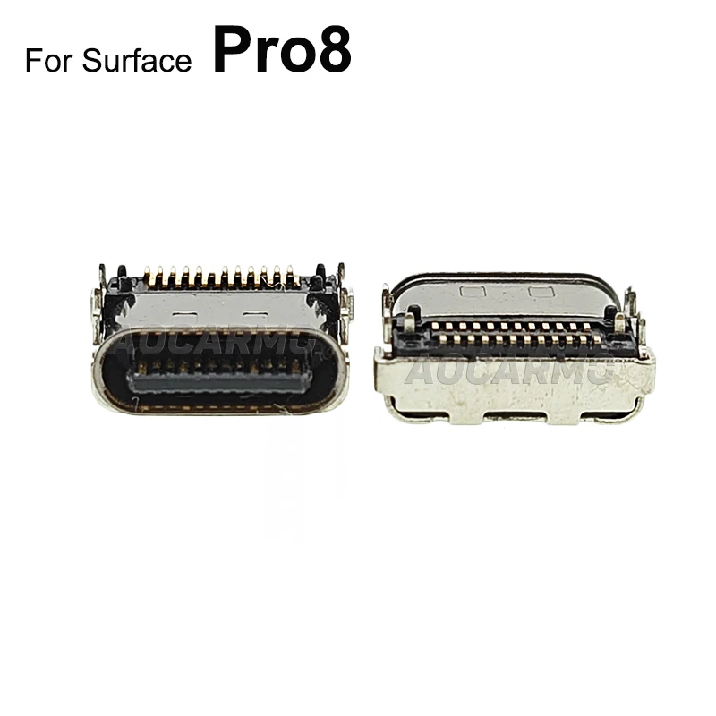 Aocarmo For Microsoft Surface Pro 8 Type-C USB 4.0 Thunderbolt 4 USB-C Port Dock Connector Replacement Repair Parts Pro8 1983