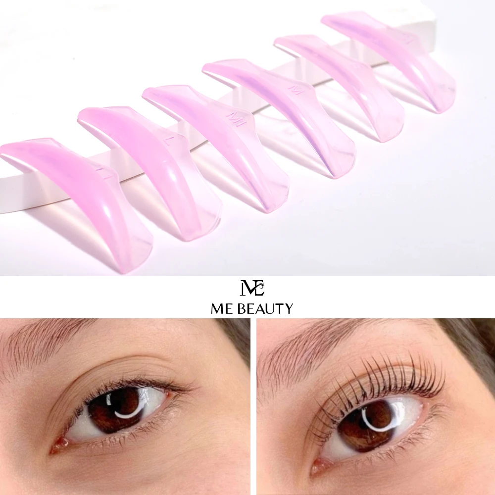 6 Sizes Lash Lift Pads, DIY Eyelash Lift Pads, Soft Lash Lift Rods Shield for Different Length Eyelashes Perfect Lifting