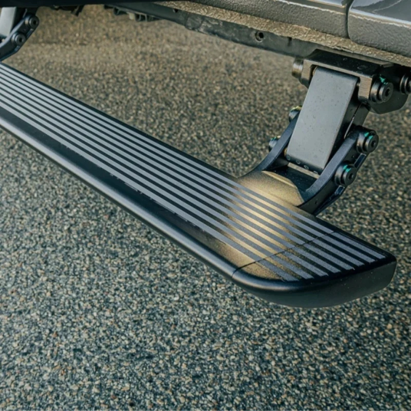 

Automatic Retractable Running Boards Aluminum Side Steps Fit 2024-2026 Ranger T9 Pickup