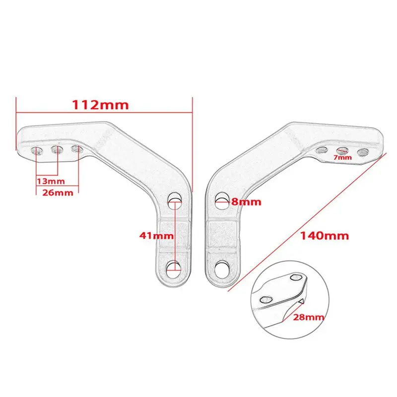 New Arrivals-20X Handguard Support Bracket Mount 28Mm Handlebar Guard Clamp Universal For HONDA For KTM EXC YAMAHA KAWASAKI