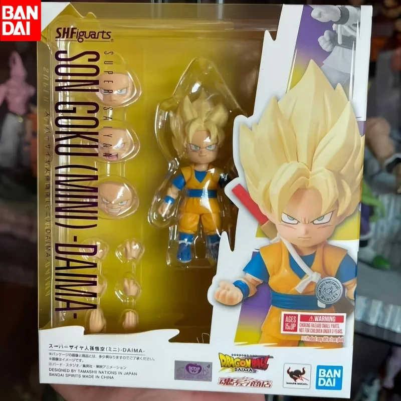 

100% оригинал Bandai S.H.Figuarts Dragon Ball Daima Son Goku аниме фигурка ПВХ модель экшн-фигурка кукла подарок на день рождения игрушки