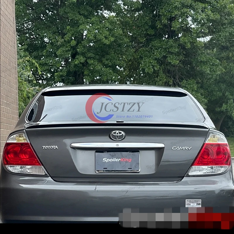 سبويلر سقف تويوتا كامري 2003 2004 2005 مادة ABS عالية الجودة ملحقات جناح السيارة الخلفي طقم الجسم