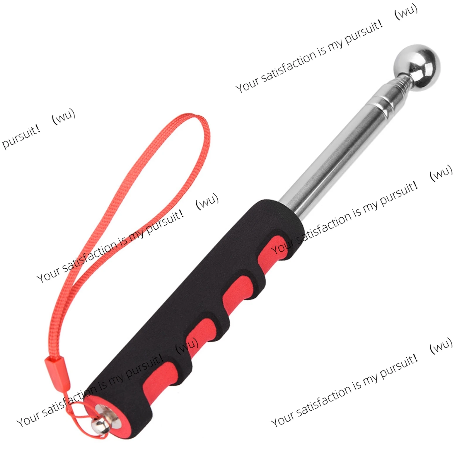 Telescopic Rod Hollowing Drum Sound Detection Test Hammer For House Decoration Inspection 115cm Thickened House Inspection Tool