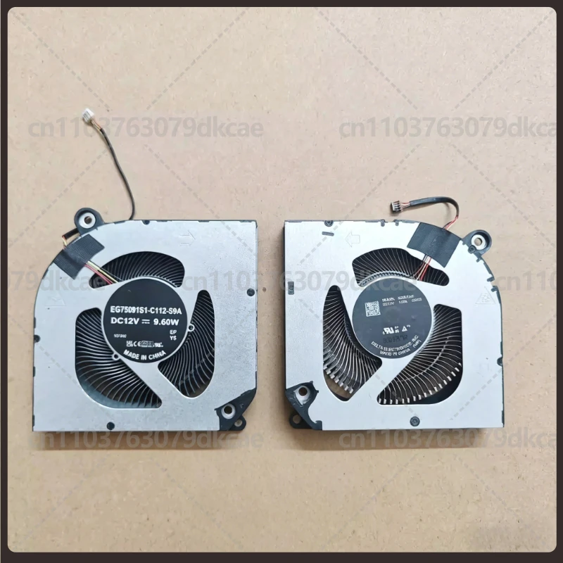 New Original CPU GPU Cooling Fan for Acer Predator Helios Neo 16 PHN16-71 N22Q22 23.QLTN7.001 23.QLTN7.002