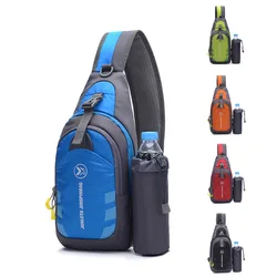 Uomo donna zaino petto multifunzione viaggio escursionismo borsa a tracolla a tracolla borsa da esterno arrampicata Fitness Trekking borsa da pesca