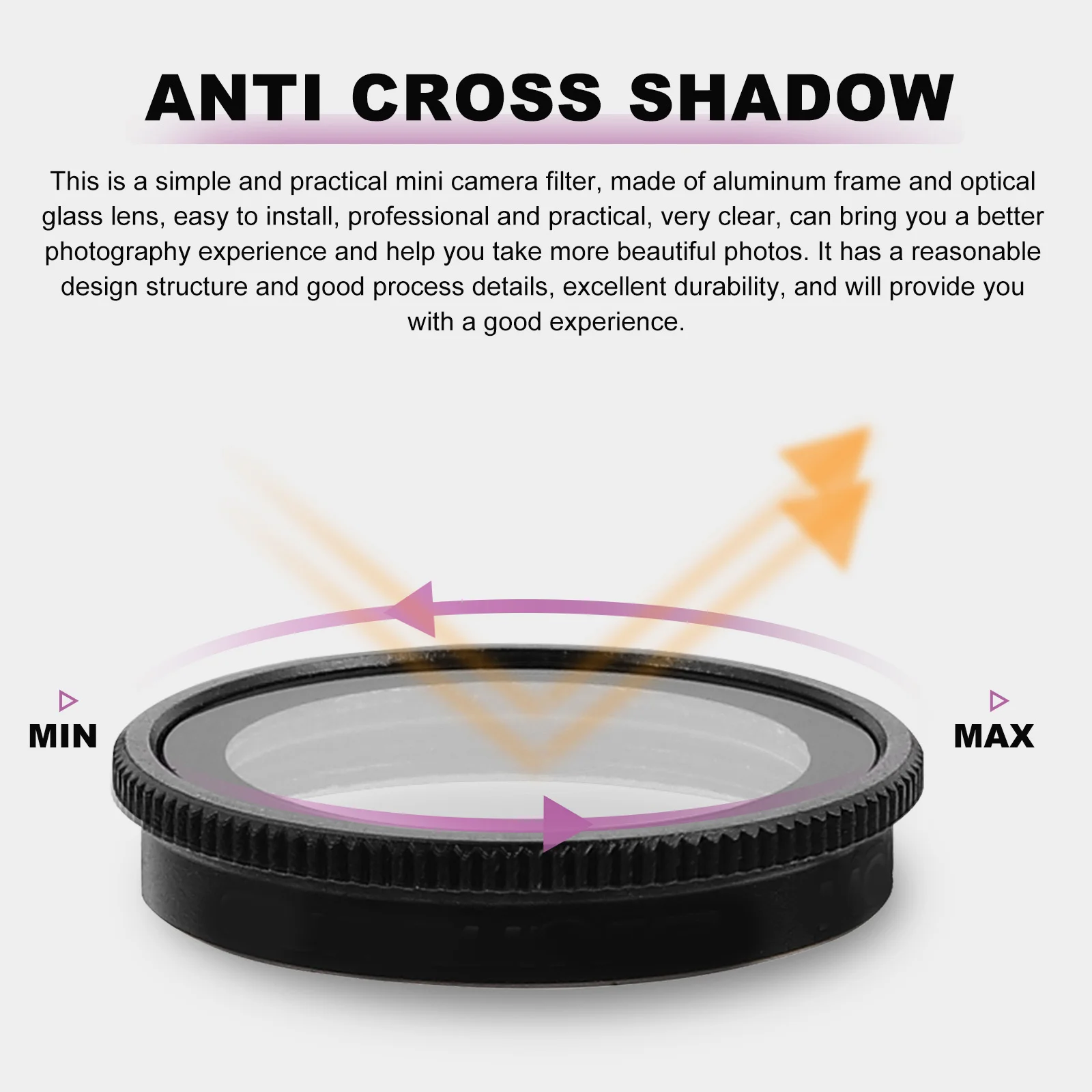 

1Pcs Mcuv Filter High Gloss Restore Colors Thumb Camera Lens Kit Practical Photo Beautify Thumb Camera Lens Beautify Filters