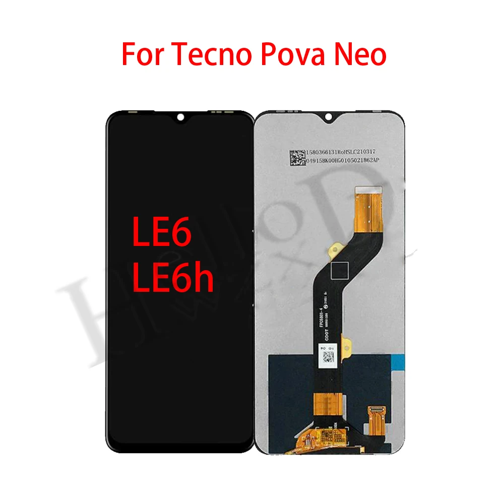 

New Tested LCD Screen For Tecno Pova Neo LE6 LE6h LCD Display Touch Screen Digitizer Assembly Replacement Parts