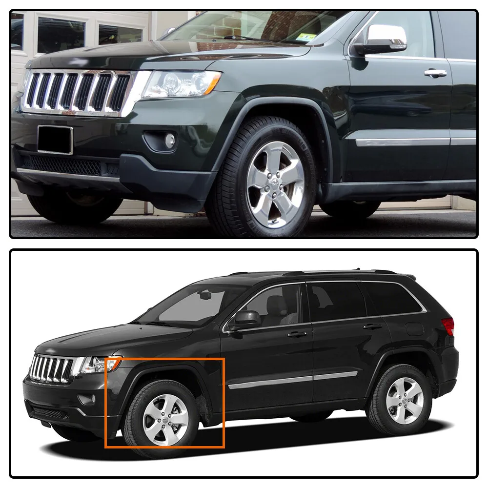 Front Driver Side Plastic Fender Flare Fit For Jeep Grand Cherokee 2011-16 Left
