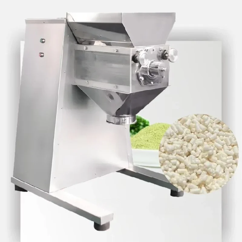 Stainless steel dry grain seasoning ginger tea granule granulation automatic swing granulator