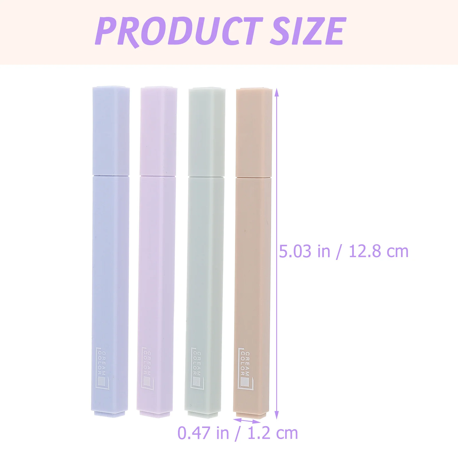 

6Pcs Colorful Highlighter Pen Set Large Capacity Markers for Student Study Office Note Taking Highlighters Highlighter Pen