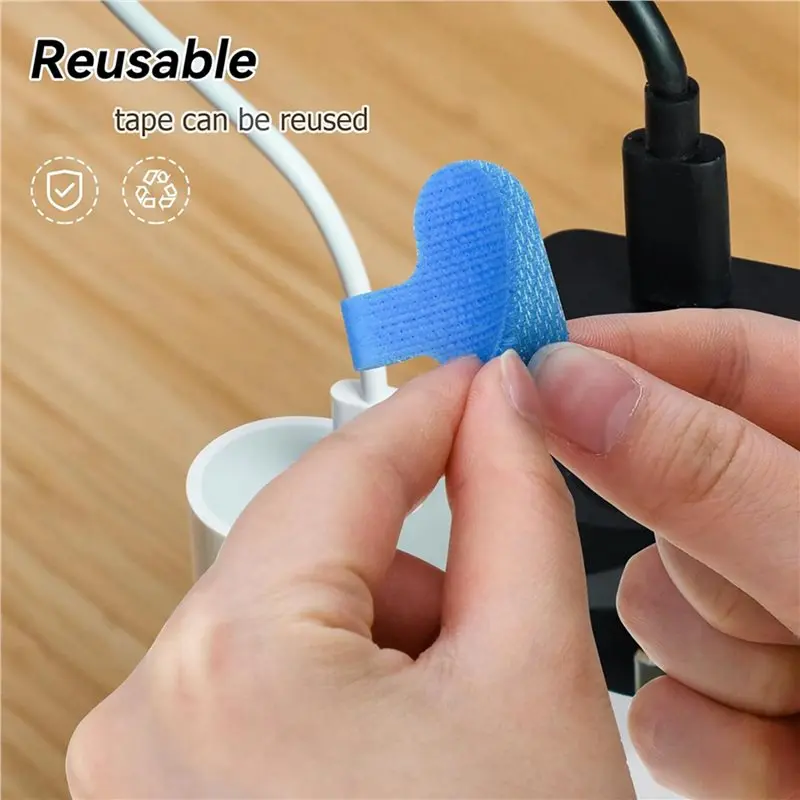 EYFL-150 PCS Cable Labels Cord Labels Multi-Color Write On Wire Labels Tags For Cable Management And Identification
