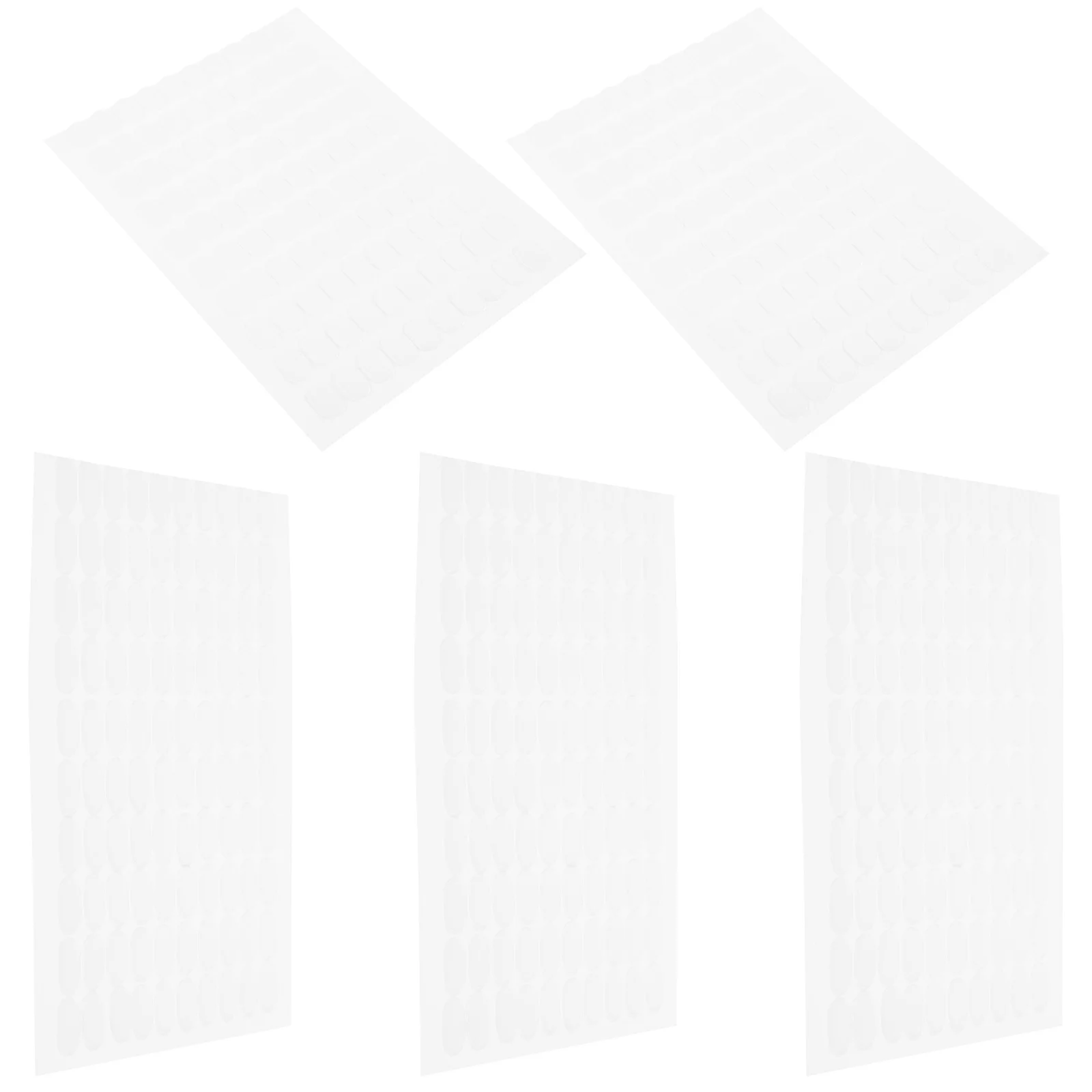 500 قطعة من جل لاصق شفاف قابل للإزالة على الوجهين لعرض آمن مثبت على الحائط وقابل للإزالة #6