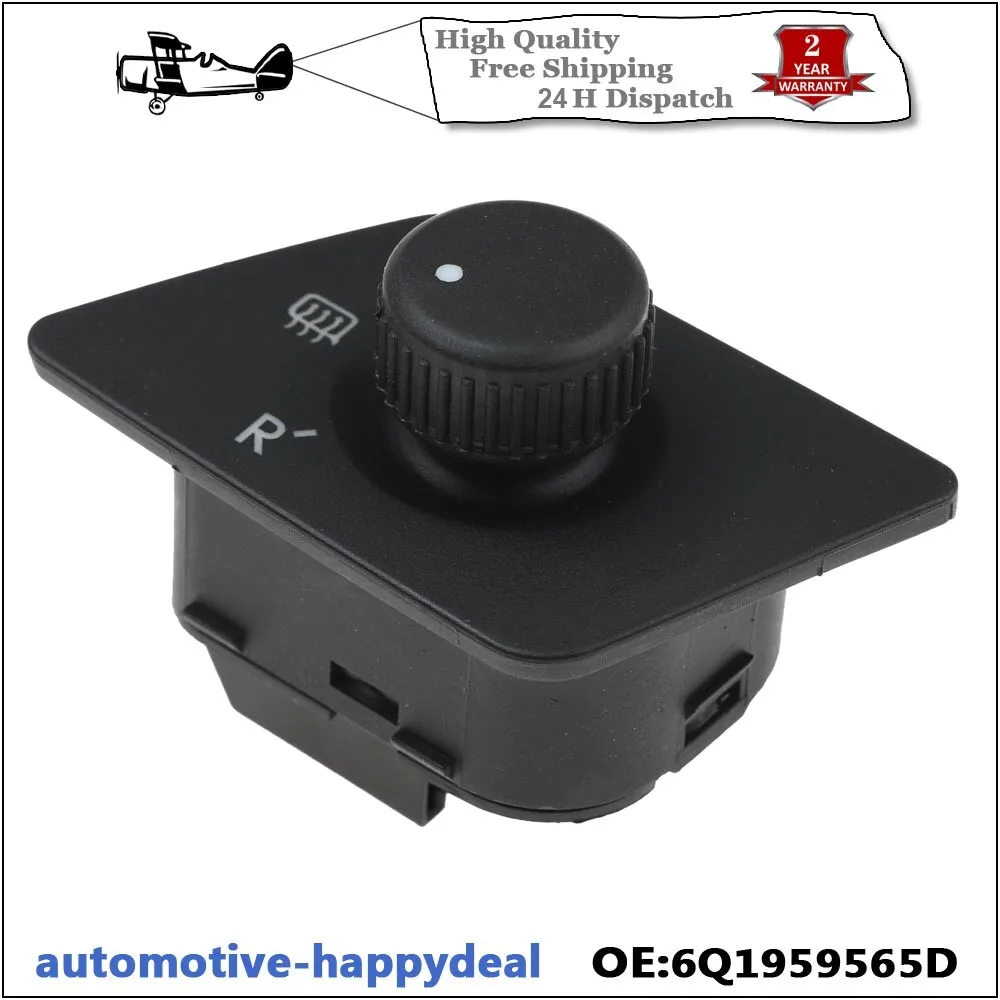 

Electric Side Mirror Switch Unit Control Button for VW Polo 9N 6Q1959565D