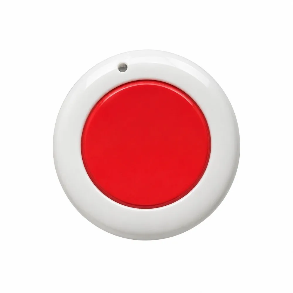 433MHz Wireless RF Remote Control Free to Stick SOS Single Button Remote Control No Drill Round Car Gate Remote Control