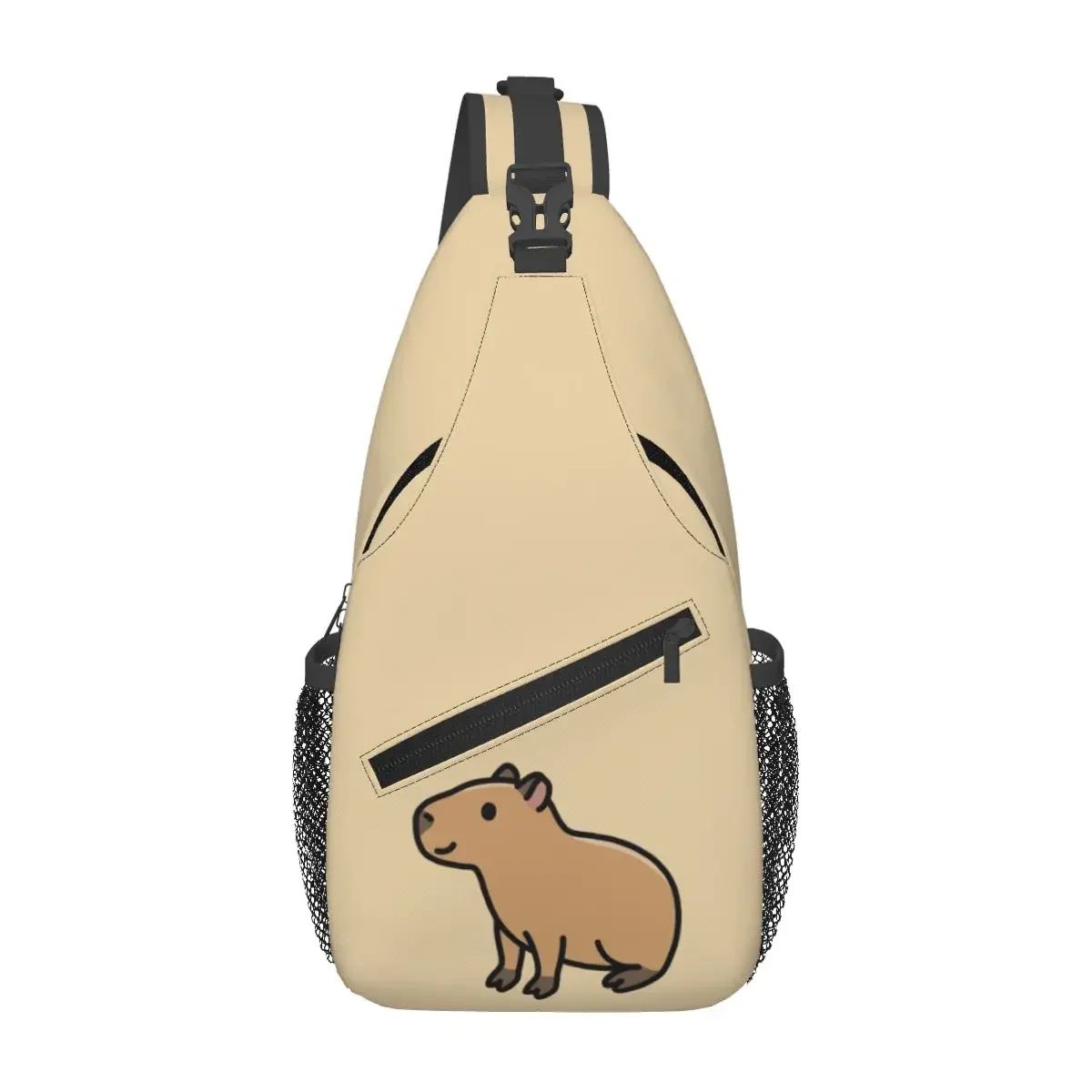 

Capybara Chest Bag Men Sling Crossbody Backpack Chest Bag Traveling Hiking Daypack Shoulder Bag