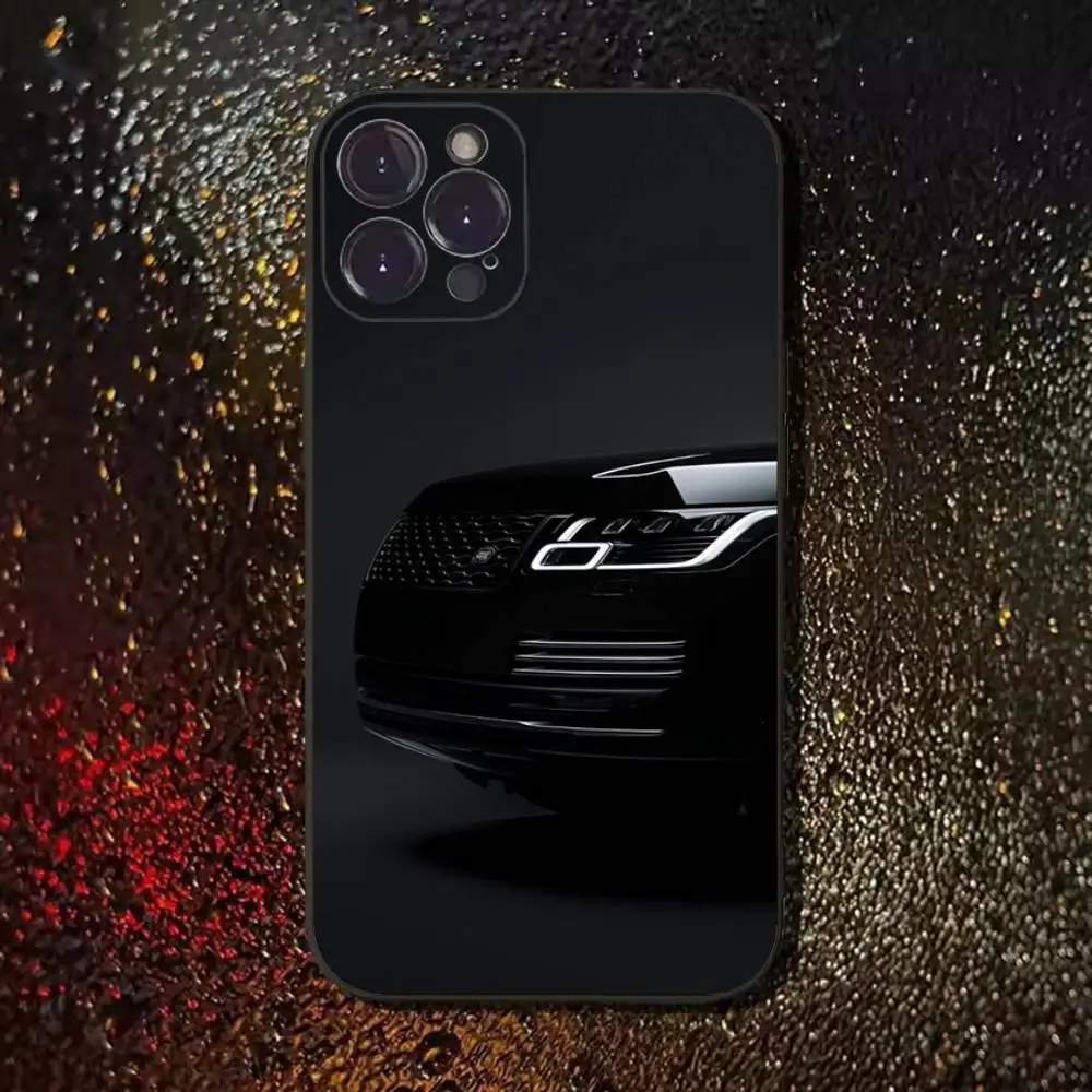 Etui na telefon w kształcie Range Rover Sport do iPhone 17, 16, 15, 14, 13, 12, 11 Plus, Pro Max, XS, X, XR, SE, Mini, 8, 7, miękki silikonowy czarny pokrowiec