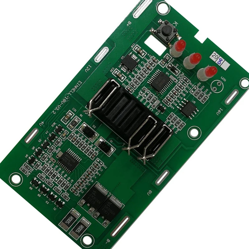 Circuit imprimé de protection de charge de batterie, carte PCB pour Einhell Power X-Change, 18V, 20V Lithium, Eddie Ion, 4511396