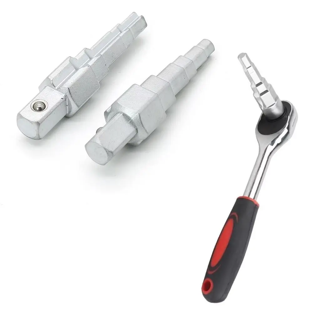 New 1/2inch Radiators Wrench Carbon Steel 5 Stage Key Step Wrench Easy Operation Ratchet Radiators Home Supplies
