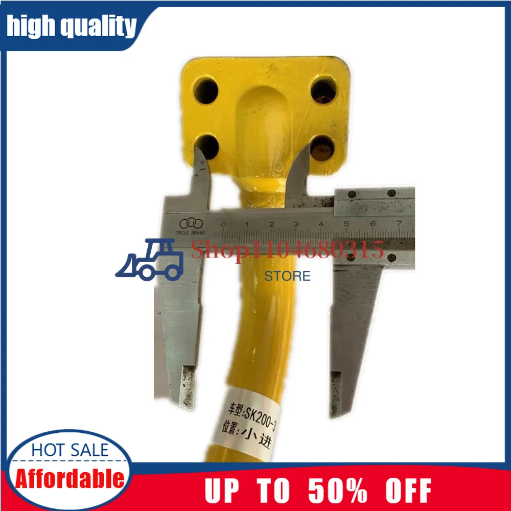 Para sk75 120-3 130-5 140 antebraço balde braço cilindro hidráulico tubo de entrada de óleo tubo de retorno peças da escavadeira