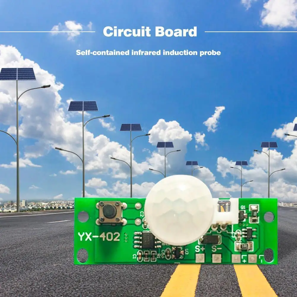 3.7V DIY Sensor Solar Light Circuit Board Panel Control DIY Solar Lamp Circuit Board Control Sensor Module