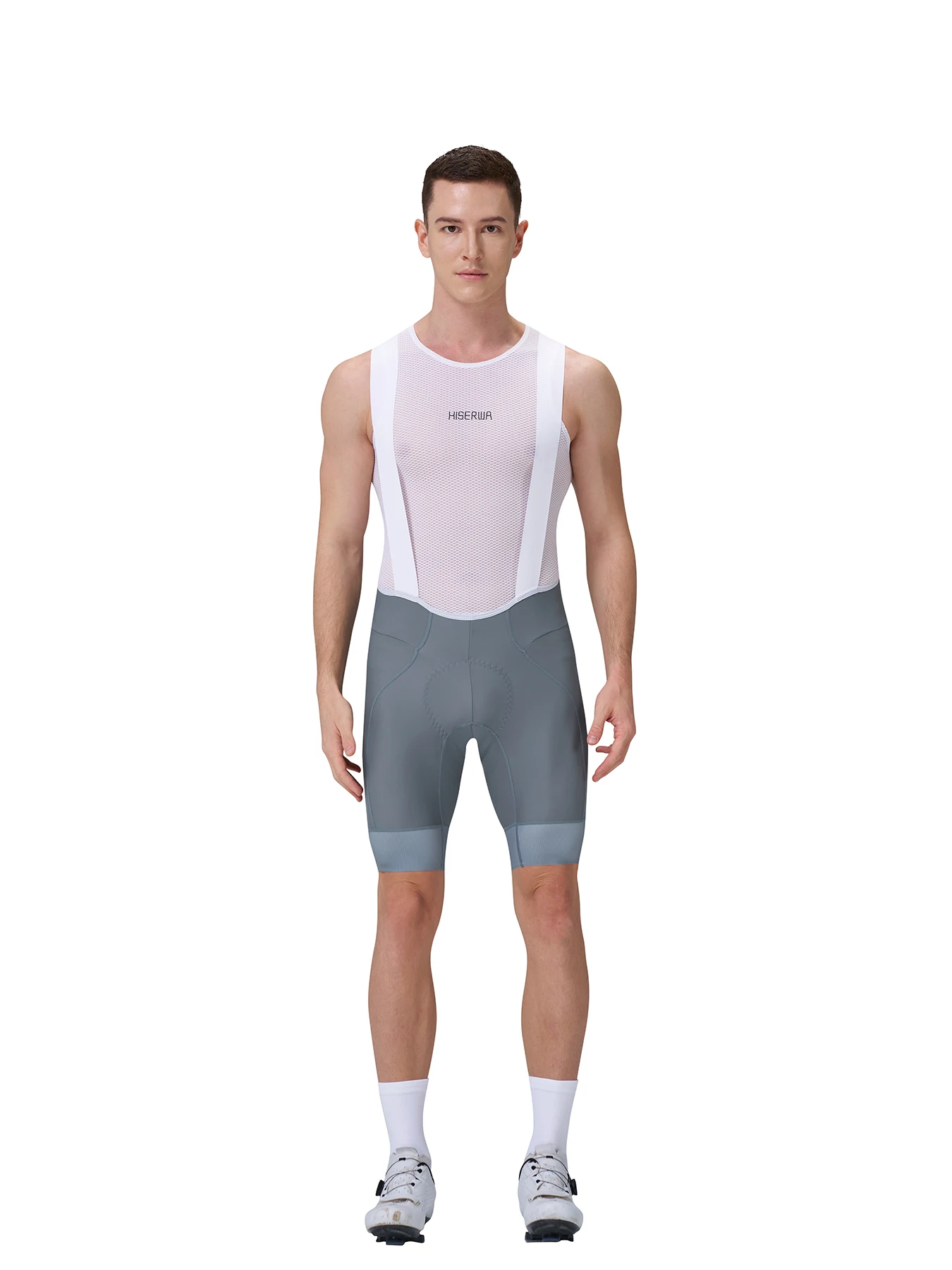 HISERWA Men Cycling Bib Shorts High Quality Mountain Bike Bib Shorts 7H Pro Team Elastic Interface Pad Men MTB Cycling Shorts image 3