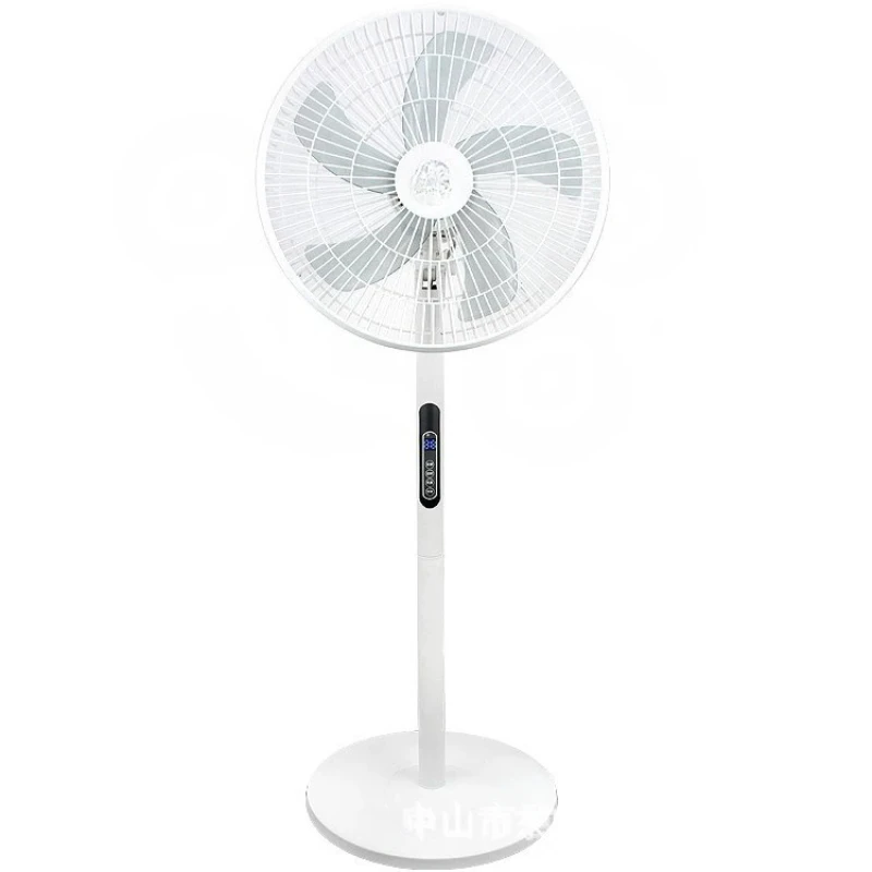 Household three-speed adjustable vertical fan with timed high wind bladeless fan