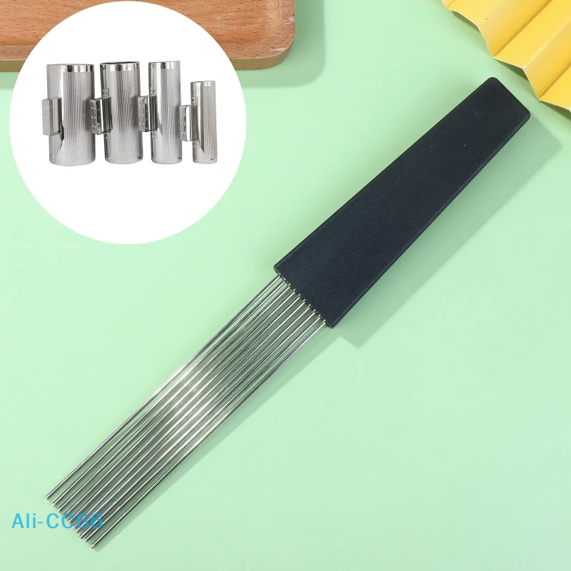 【C】 1 pieza de mangos de plástico, cepillos de tambor, raspador de Metal Guiro, cepillo Guiro antideslizante, piezas de instrumentos musicales de percusión latina