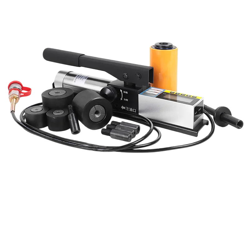 V1T Digital Display Anchor Anti-Pull Force Tester for M6-M12 Expansion Bolts Chemical Anchors 0-10KN 1.0% Accuracy 1 Year