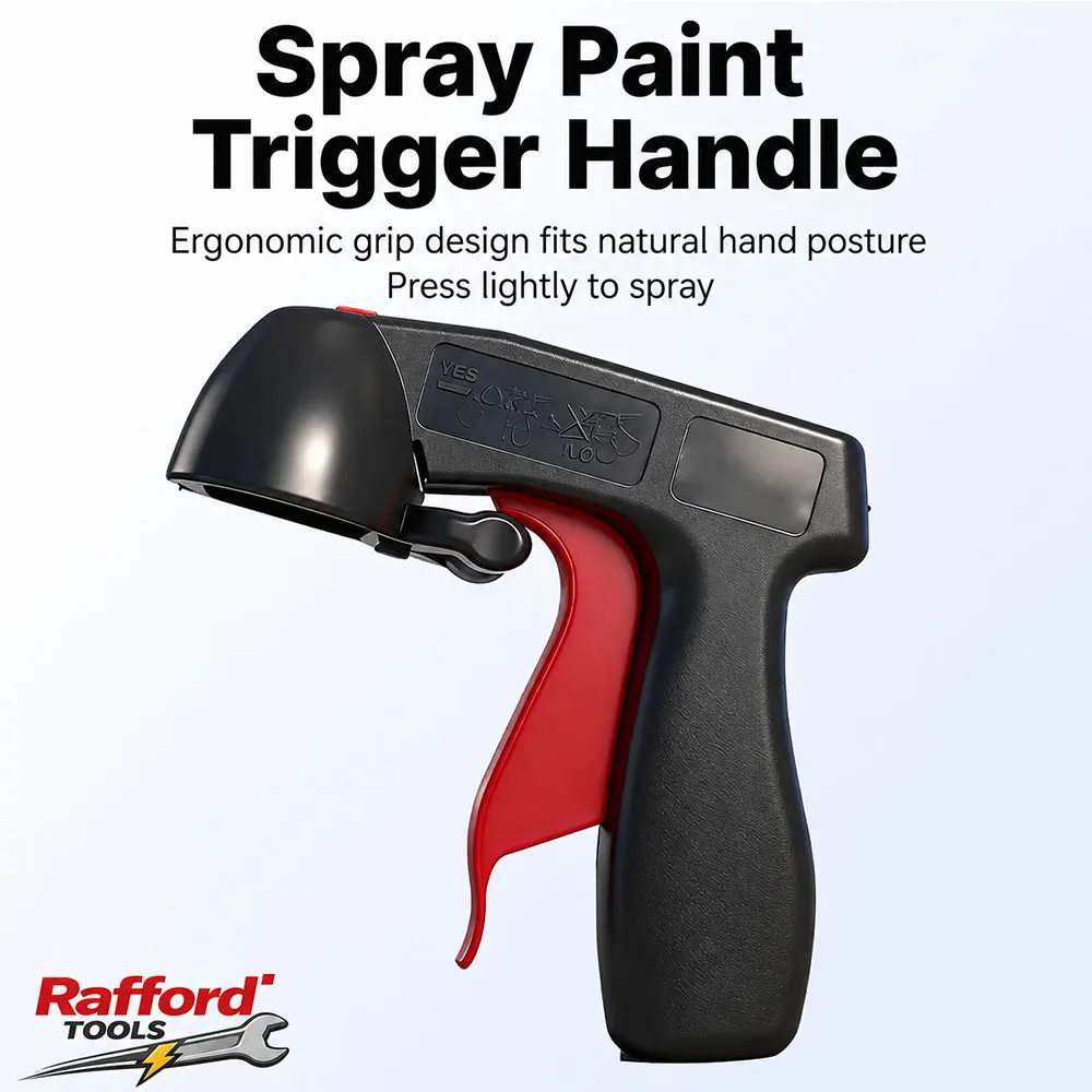 Rafford Sprühdosen-Triggergriff, Universeller Aerosoldosen-Adapter zum Aufstecken, Sprühfarben-Triggerwerkzeug R für DIY Autolackierung – Detail 3