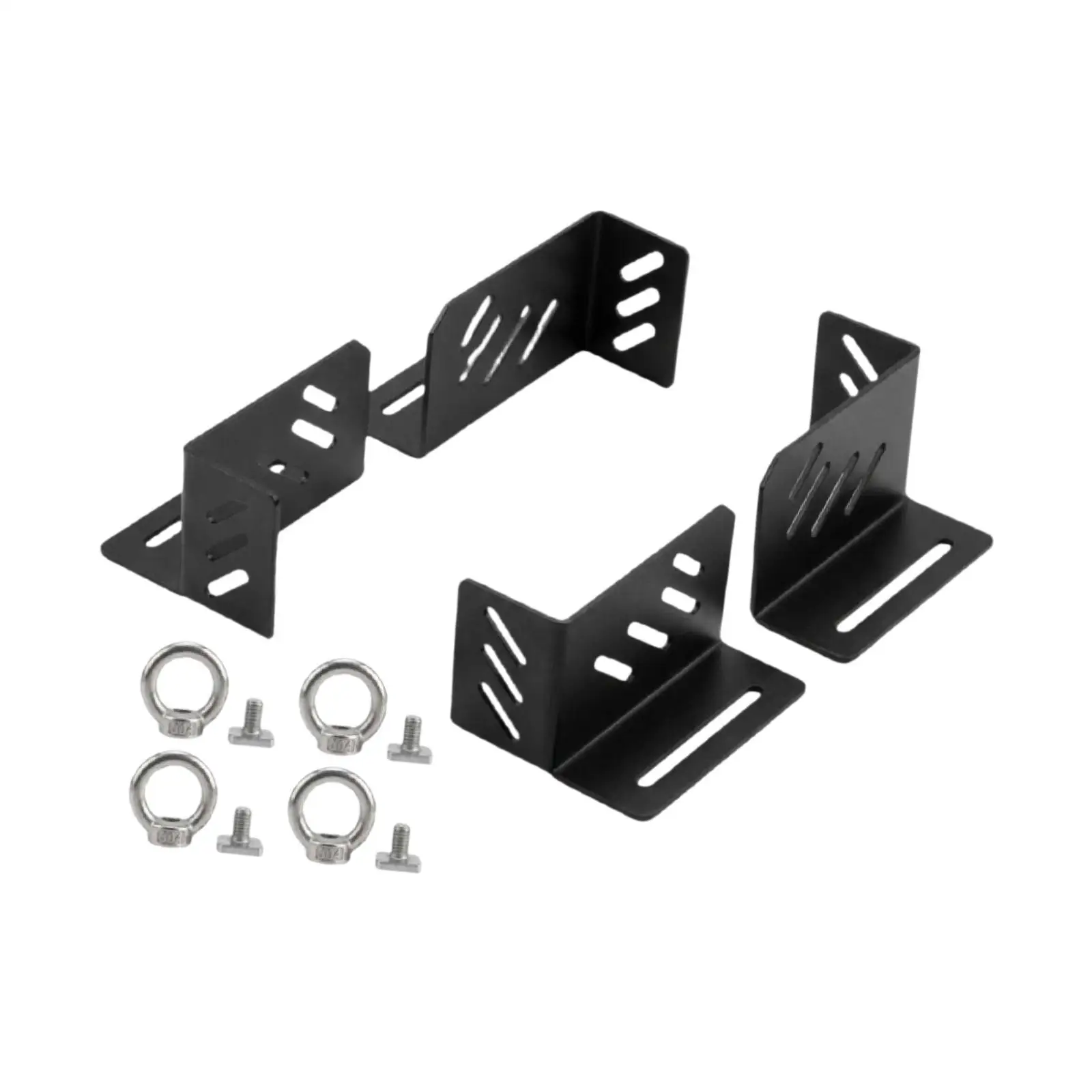 Cargo Corner Anchor Set for Roof platforms Easy Install Quick Detach for Overland and Camping Anti Vibration Design Accessory