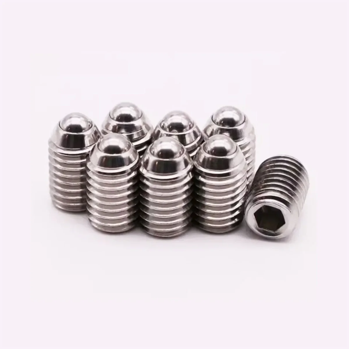 Ball Head Plunger, Stainless Steel Glass Bead Screw, Spring Positioning Bead, Tightening Pin M3M4M5M6M8M12M16