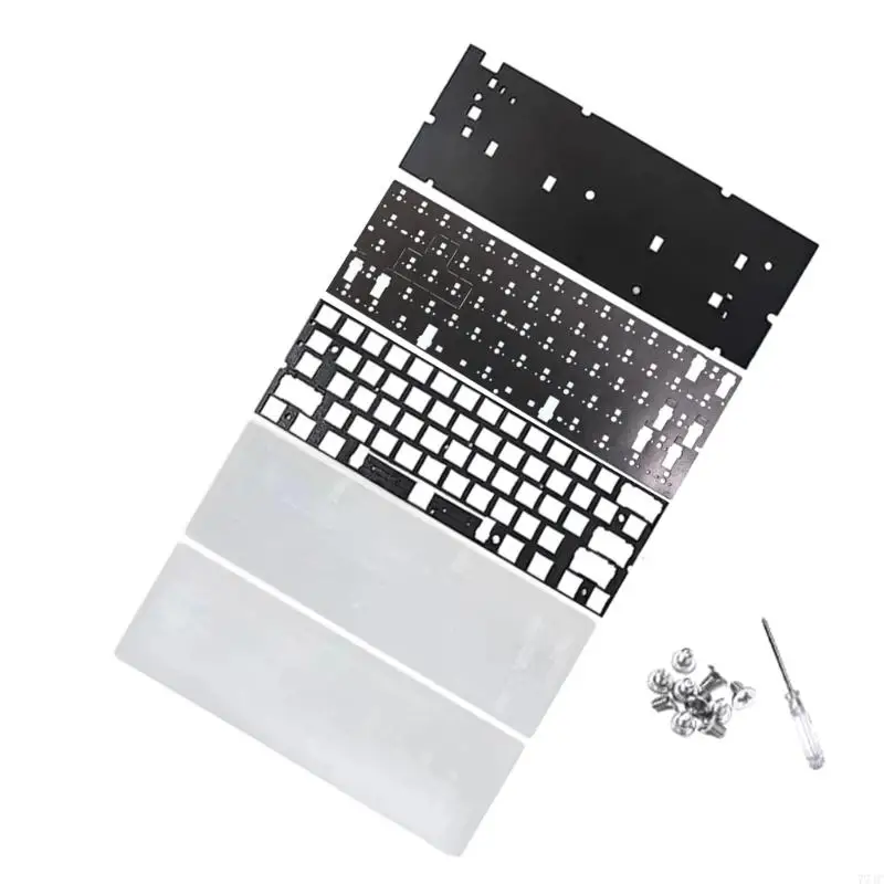 Upgraded Keyboards Positioning Sound Dampening Plate For 60HE Ensures Stable Presses And Reduced Vibration 77JC