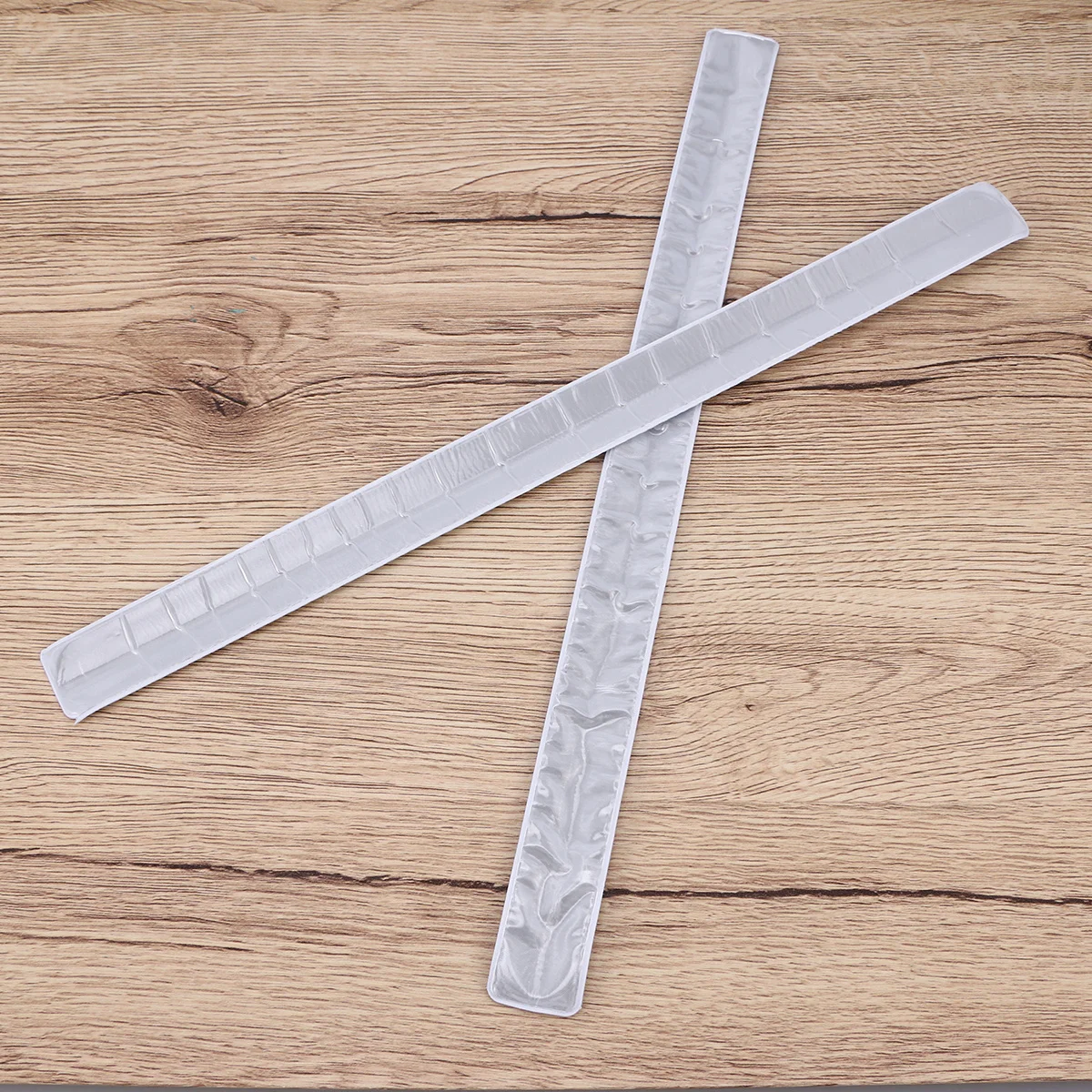 2개 반사 발목 밴드 내구성 있는 안전 테이프 야간 달리기 자전거 타기 경고 벨트 고가시성 반사 스트립