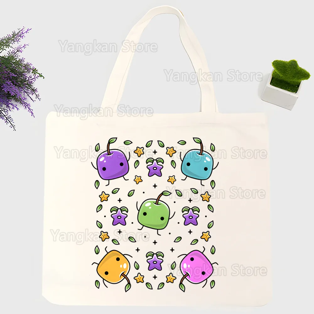 

Stardew Valley Shopping Bag Print Original Design White Unisex Fashion Travel Canvas Bags