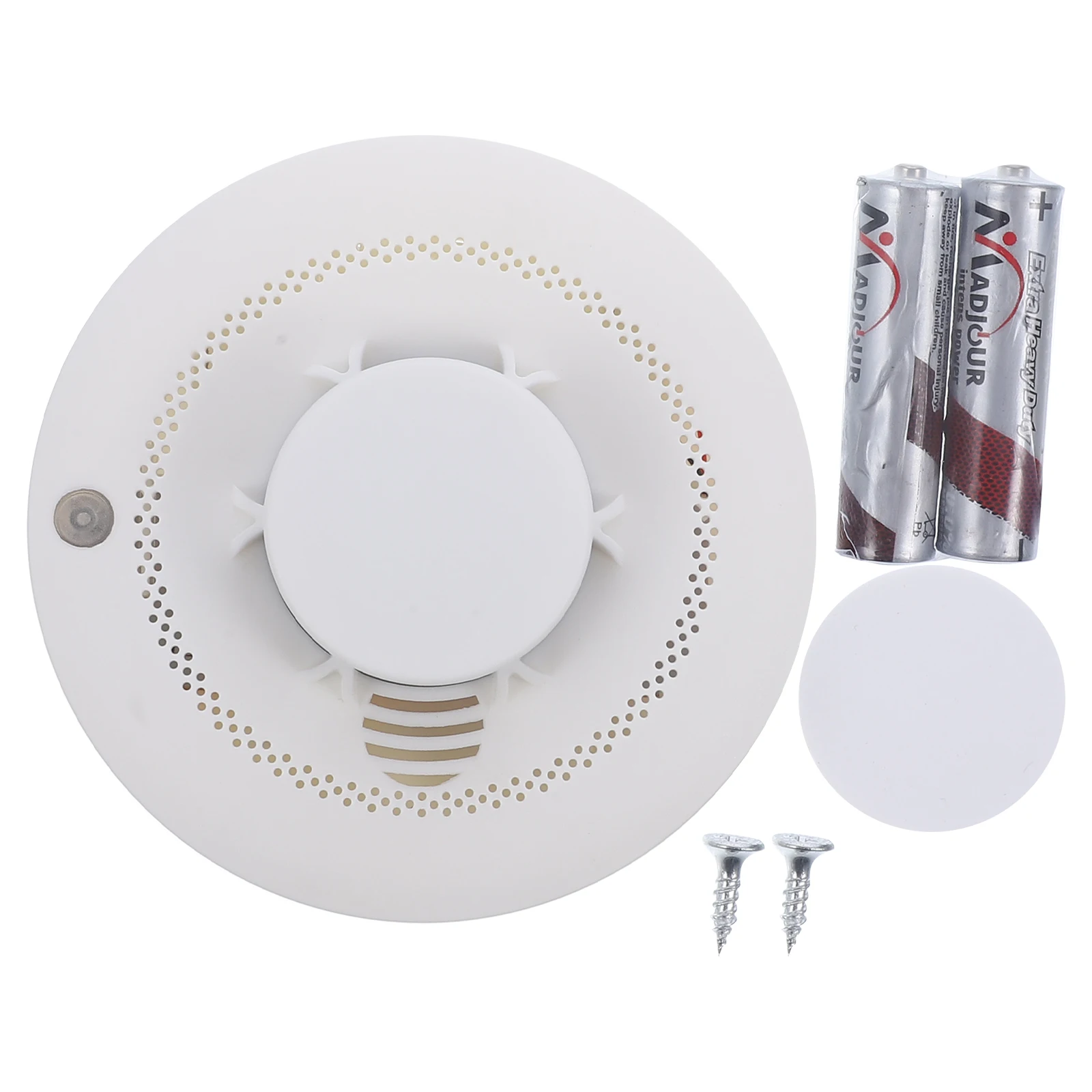 Smoke Alarm Fire Safety Device Home Photoelectric Sensor 85Db Loud Alert Led Light Easy