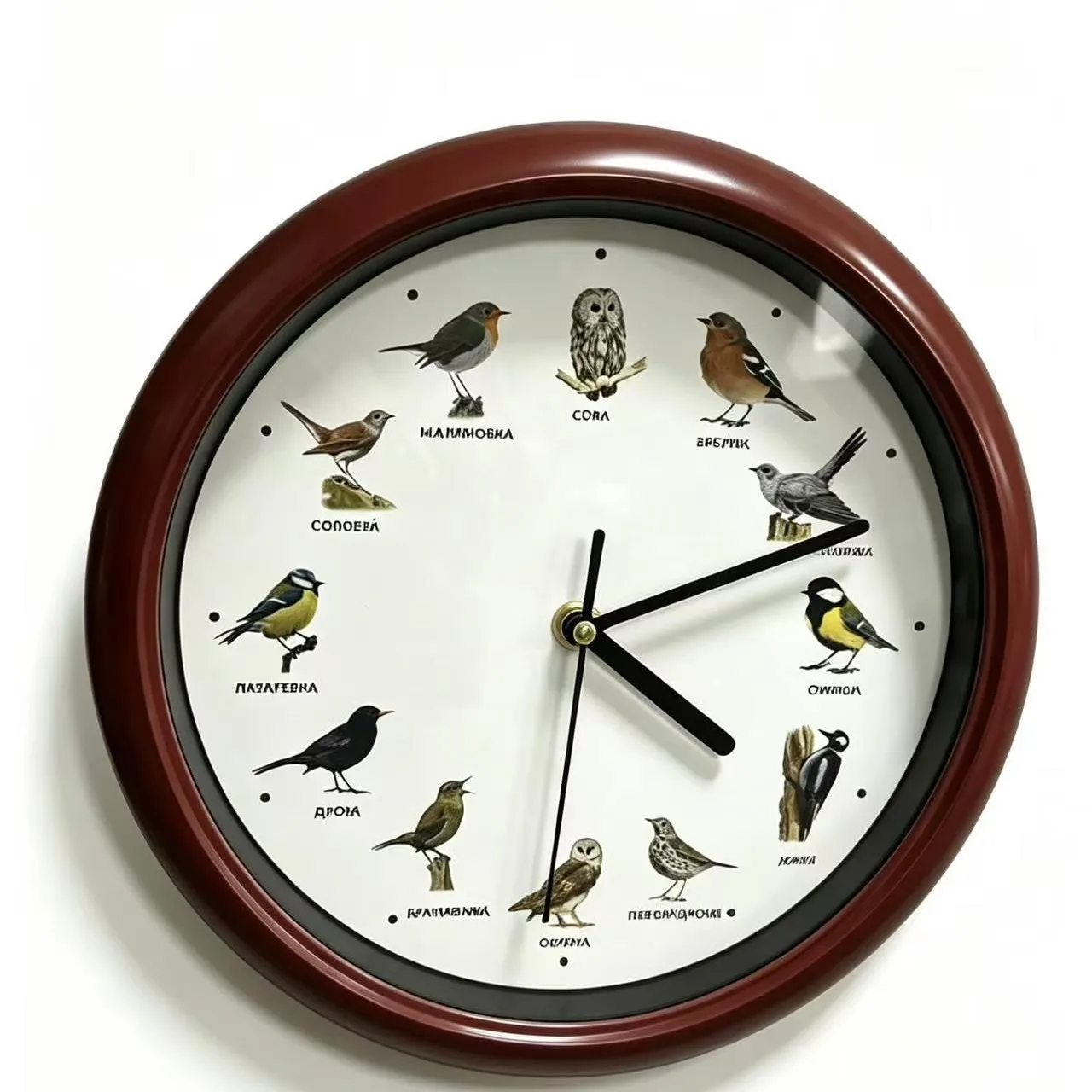 10/12 Inches Cuckoo Circular Wall Clock The Punctual Bird Calls The Wall Clock