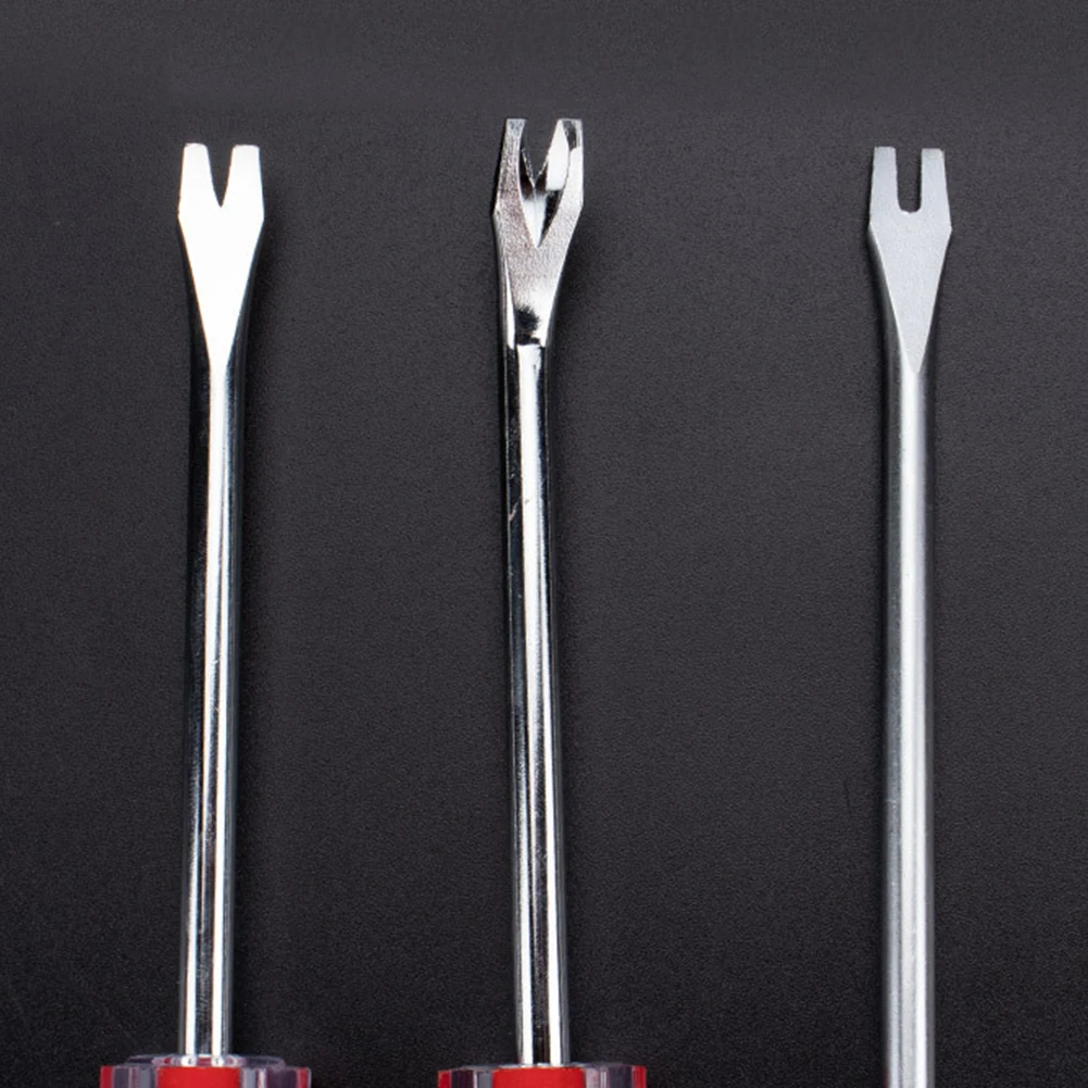 V-Type Screwdriver Puller Remover Nail Puller Pry Tool Steel Screwdriver Repair Hand Tool Straight Elbow Head For Pull Nails