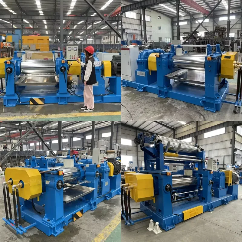 2026 Hot Open Type Two Roll Rubber Open Mixing Mill Machine