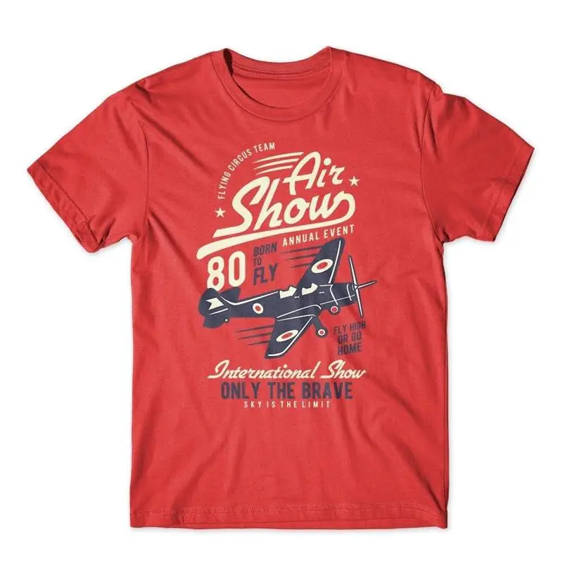 Air Show Airplane l T Shirt 100 Cotton Premium New