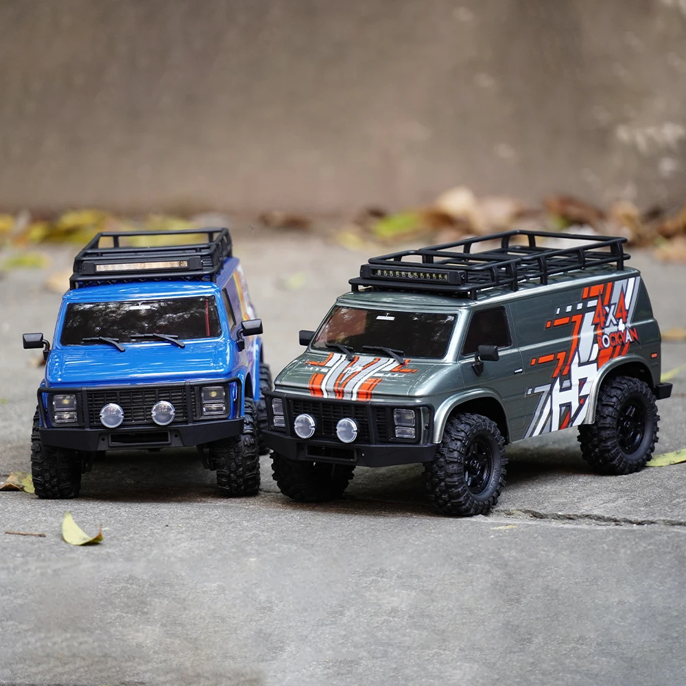 

HOBBY PLUS 1/18 CR18P EVO V2 ROCK VAN RC Rock Van RTR 4WD with Brush 2S Off-road Climbing Car Simulation Model Boy RC Car Toys
